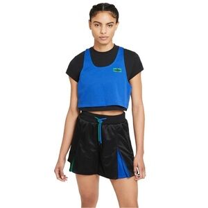 New with tags - Air Jordan "Aleali May" Cropped Layered Top. Medium